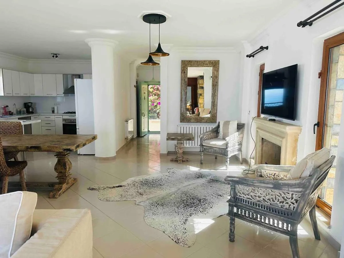 Deniz Manzarali Tas Villa Bodrum